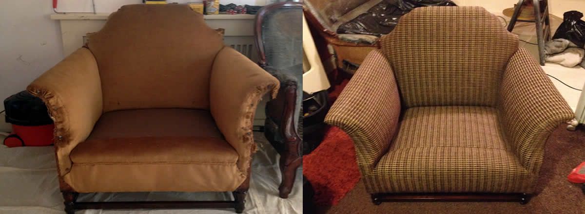 upholstery repair and recovering